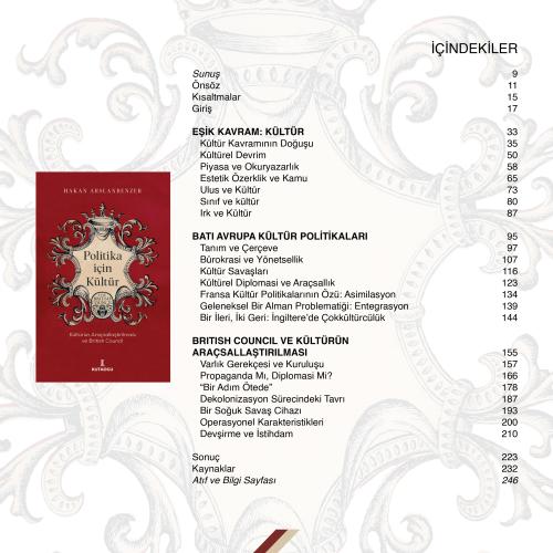 Politika İçin Kültür